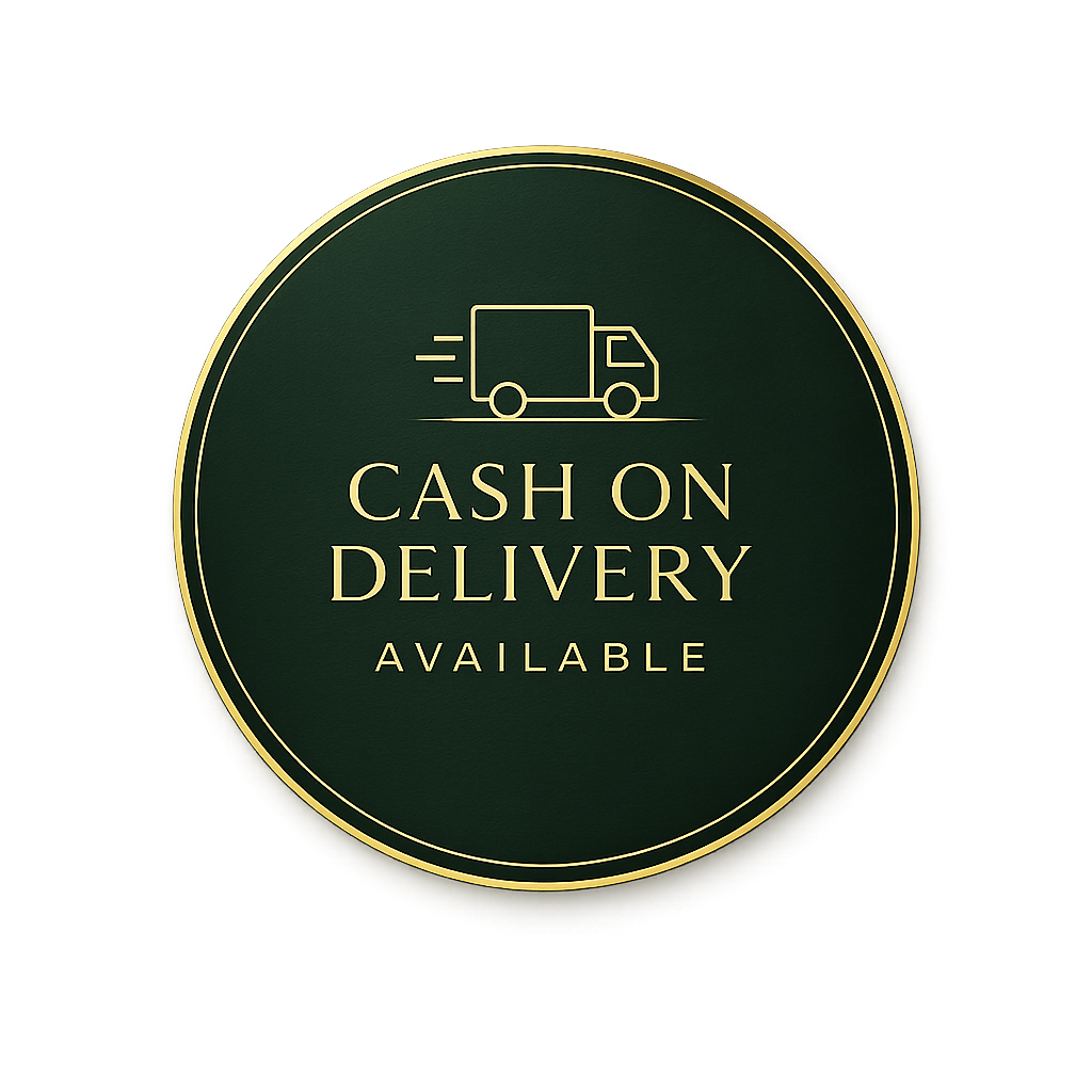 Cash on delivery available